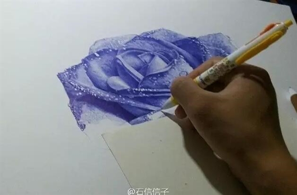 郑州90后大学生圆珠笔作画被赞惊艳 网友:给跪了
