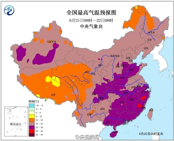 热紫了!中国大部高温来袭:今年史上最热