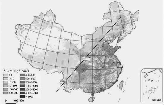 中国人口分布_人口分布线