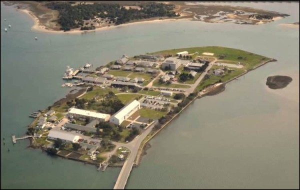 Sunk? The White House is proposing to close a marine research laboratory located on Pivers Island near Beaufort, North Carolina.