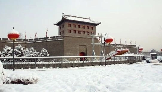 雪后西安