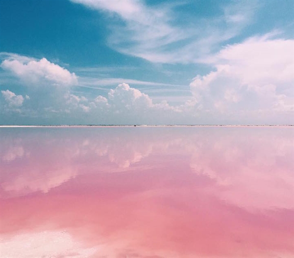 世界唯一粉色沙滩：性感、梦幻